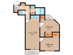 ドリ－ムアベニュ－広和NO１６の物件間取画像